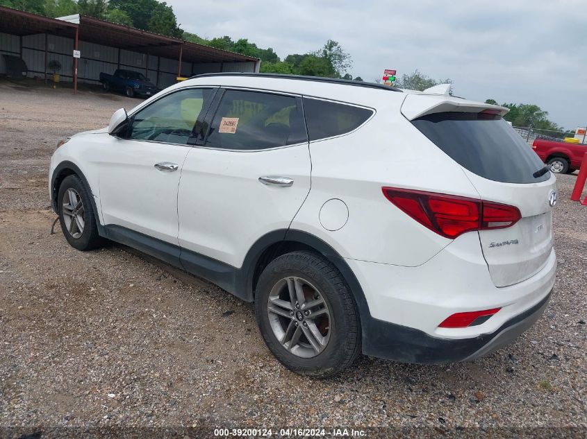 2017 Hyundai Santa Fe Sport 2.4L VIN: 5XYZU3LB3HG396599 Lot: 39200124