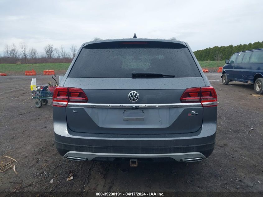 2018 Volkswagen Atlas 3.6L V6 Se/3.6L V6 Se W/Technology VIN: 1V2LR2CA9JC539895 Lot: 39200191