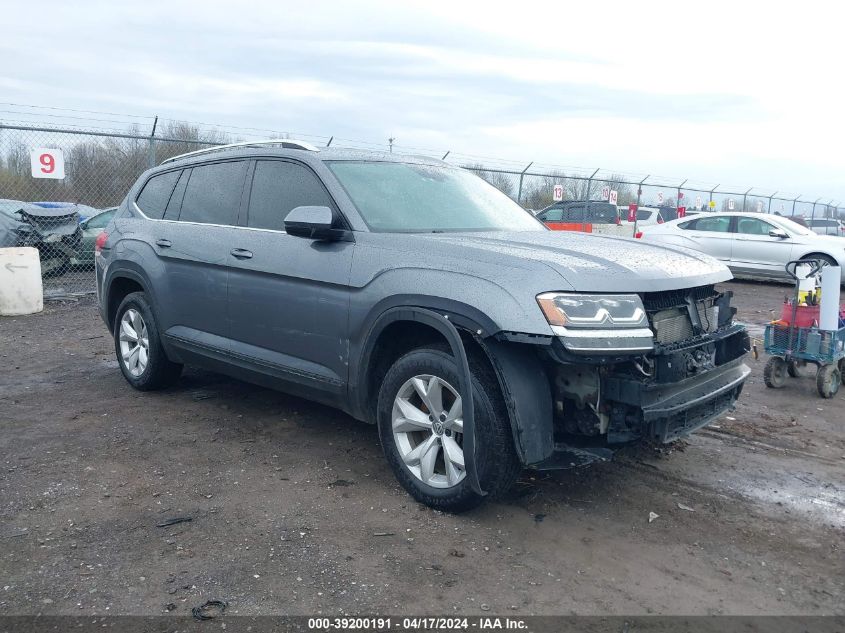 2018 Volkswagen Atlas 3.6L V6 Se/3.6L V6 Se W/Technology VIN: 1V2LR2CA9JC539895 Lot: 39200191