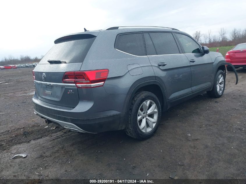 2018 Volkswagen Atlas 3.6L V6 Se/3.6L V6 Se W/Technology VIN: 1V2LR2CA9JC539895 Lot: 39200191