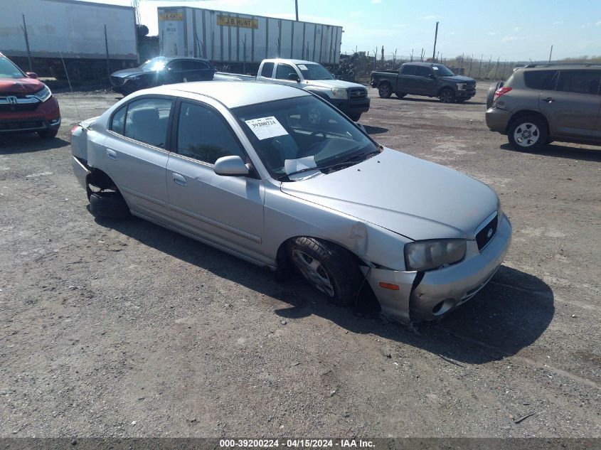 2002 Hyundai Elantra Gls VIN: KMHDN45D42U263685 Lot: 39200224
