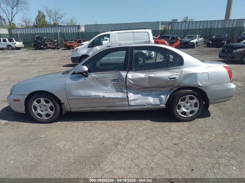 2002 Hyundai Elantra Gls VIN: KMHDN45D42U263685 Lot: 39200224