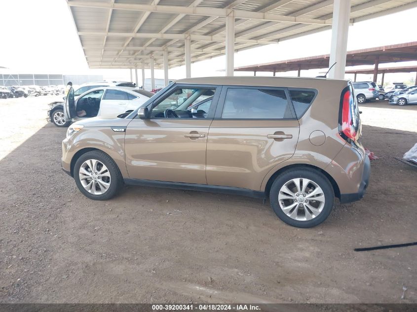 2014 Kia Soul + VIN: KNDJP3A55E7029939 Lot: 51242154