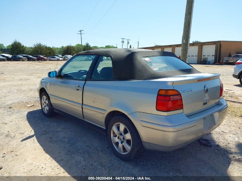 3VWDC21V01M816734 | 2001 VOLKSWAGEN CABRIO