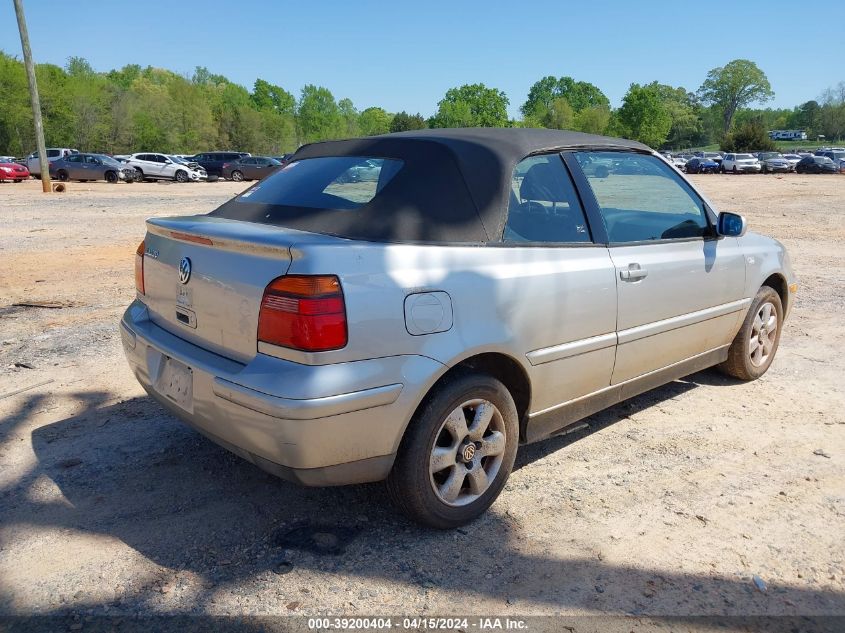 3VWDC21V01M816734 | 2001 VOLKSWAGEN CABRIO