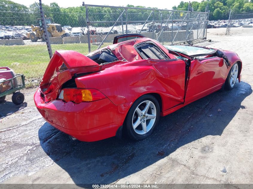 2004 Acura Rsx VIN: JH4DC53854S013164 Lot: 39200474