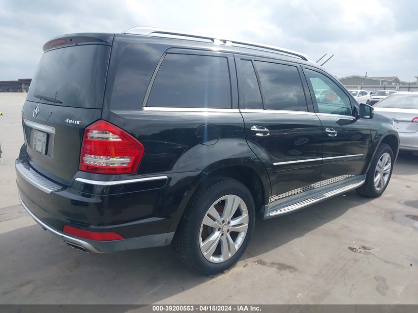 2011 Mercedes-Benz Gl 450 4Matic VIN: 4JGBF7BE4BA710777 Lot: 39200553