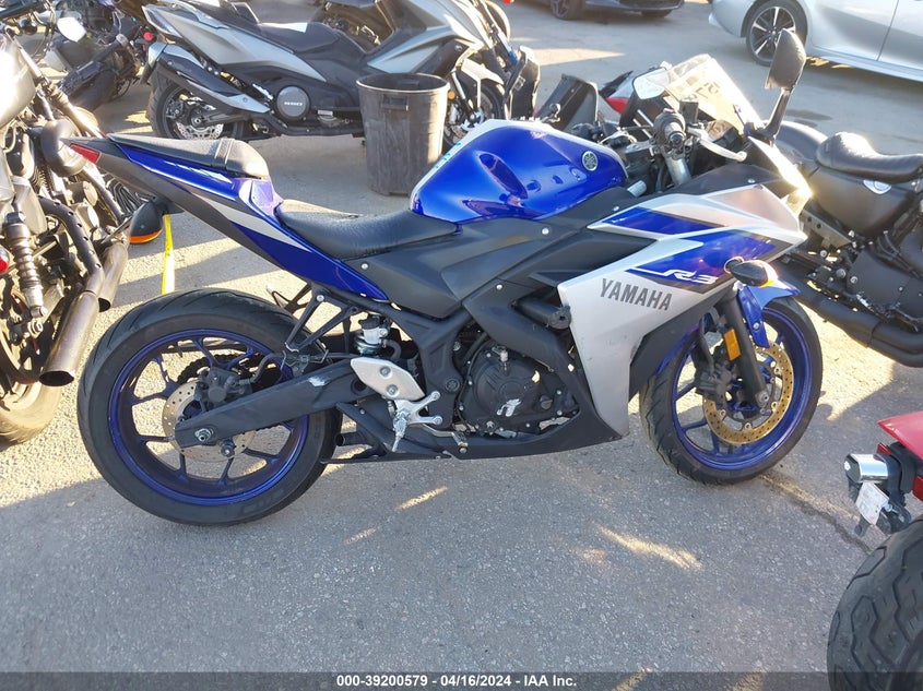 2015 YAMAHA YZFR3 MH3RH06Y6FK006770