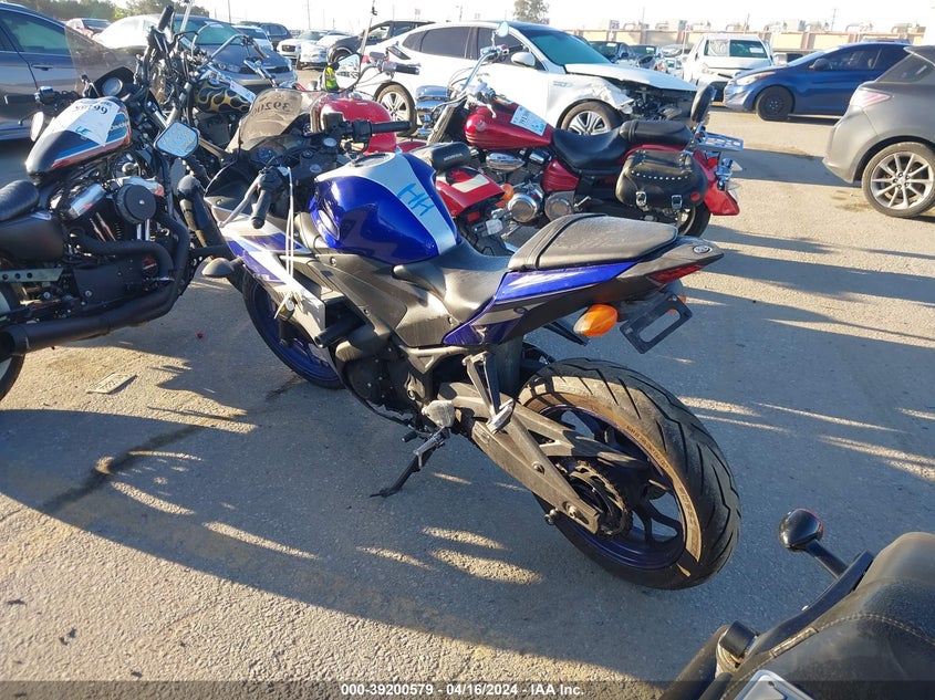 2015 YAMAHA YZFR3 MH3RH06Y6FK006770