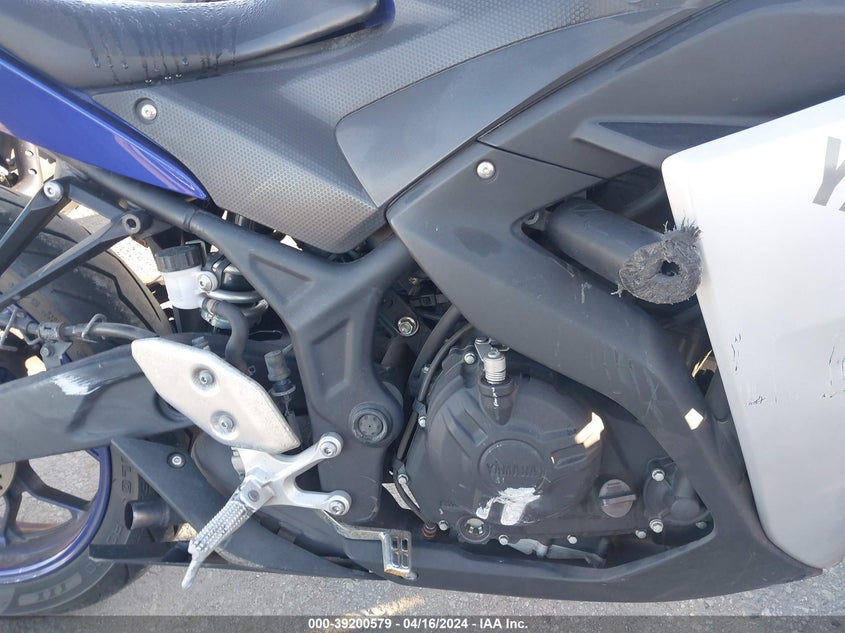 2015 YAMAHA YZFR3 MH3RH06Y6FK006770