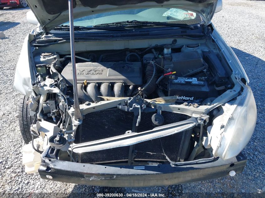 2004 Toyota Corolla Le VIN: 2T1BR38E54C202571 Lot: 39236846