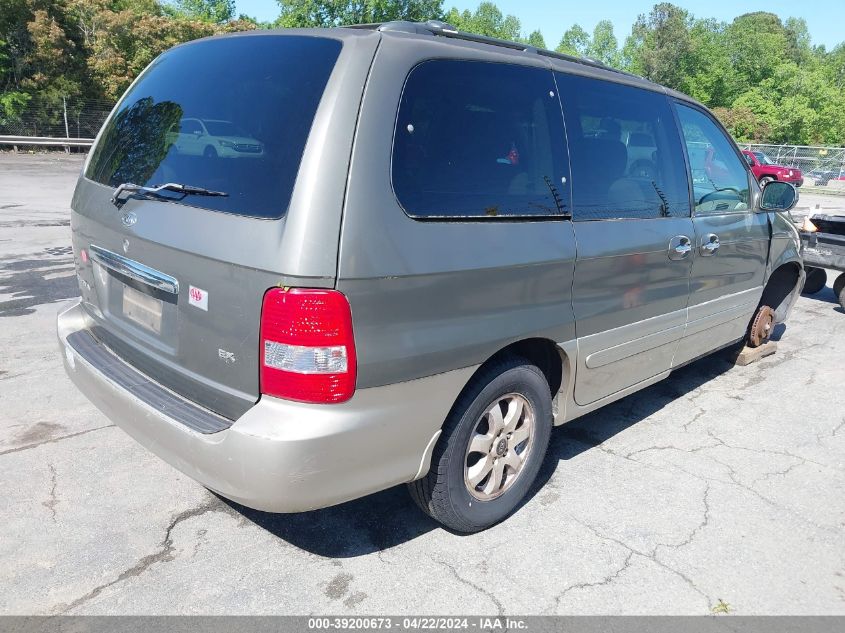 2004 Kia Sedona Ex/Lx VIN: KNDUP131246575761 Lot: 39200673