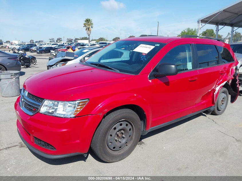 VIN 3C4PDCAB7HT709107 2017 DODGE JOURNEY SE