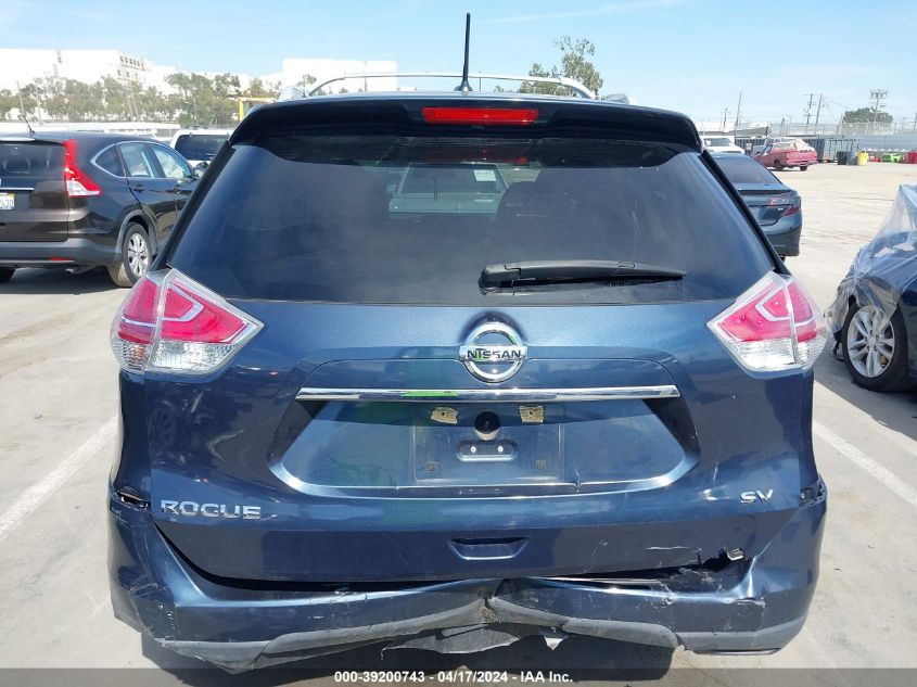 2015 Nissan Rogue Sv VIN: 5N1AT2MT5FC825594 Lot: 39200743