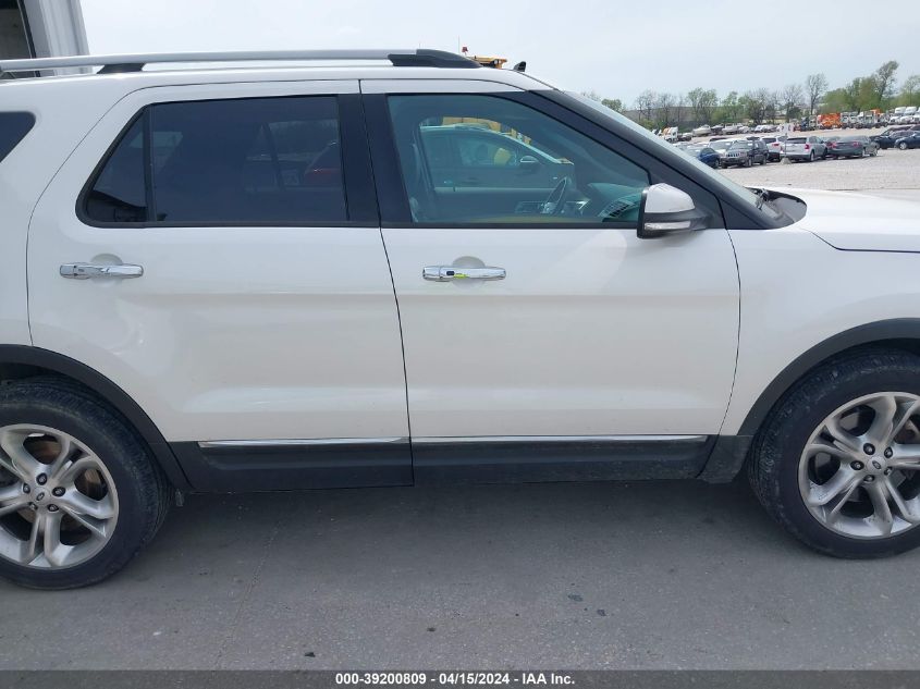 2015 Ford Explorer Limited VIN: 1FM5K8F8XFGA14088 Lot: 39200809