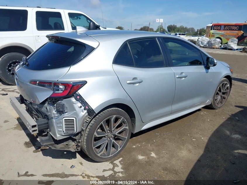 VIN JTNC4MBE2M3135790 2021 TOYOTA COROLLA XSE