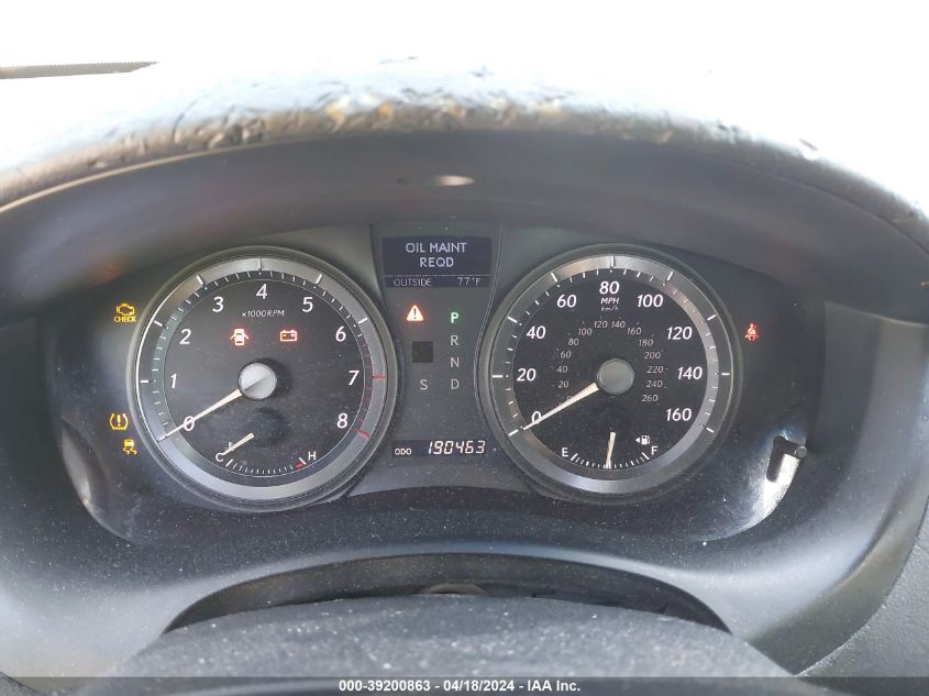 2008 Lexus Es 350 VIN: JTHBJ46G682193724 Lot: 39200863