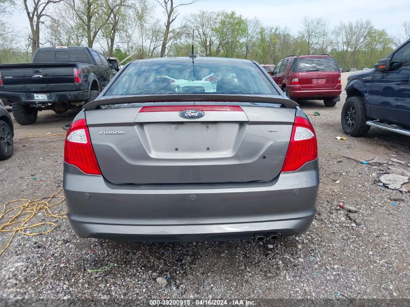 2010 Ford Fusion Se VIN: 3FAHP0HA6AR303822 Lot: 39200915