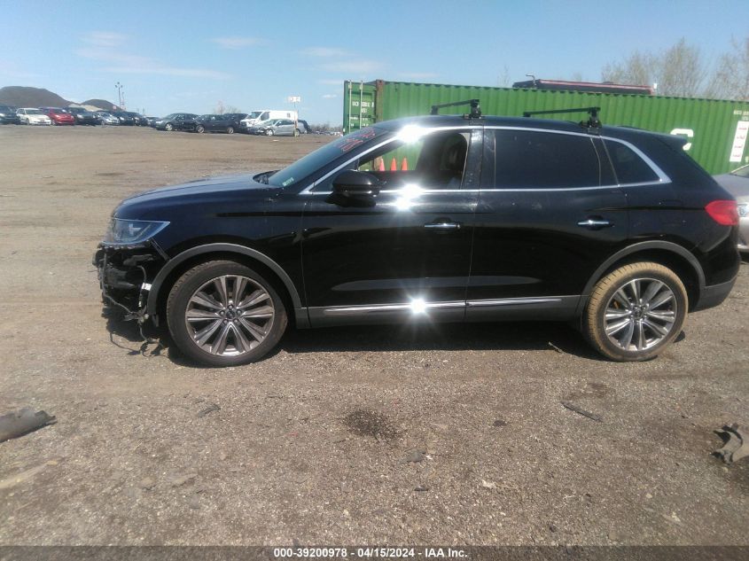 2016 Lincoln Mkx Reserve VIN: 2LMTJ8LPXGBL75775 Lot: 39200978