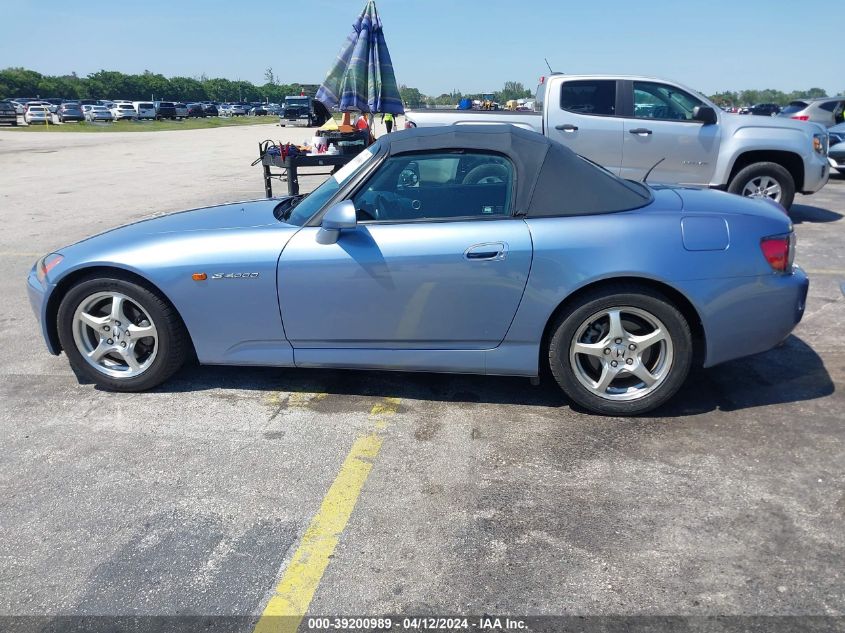 2002 Honda S2000 VIN: JHMAP11432T003935 Lot: 39200989