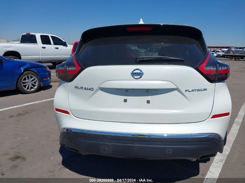 2019 Nissan Murano Platinum VIN: 5N1AZ2MJ5KN158960 Lot: 39200999