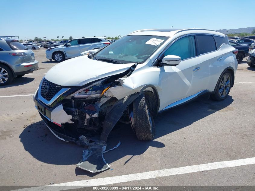 2019 Nissan Murano Platinum VIN: 5N1AZ2MJ5KN158960 Lot: 39200999