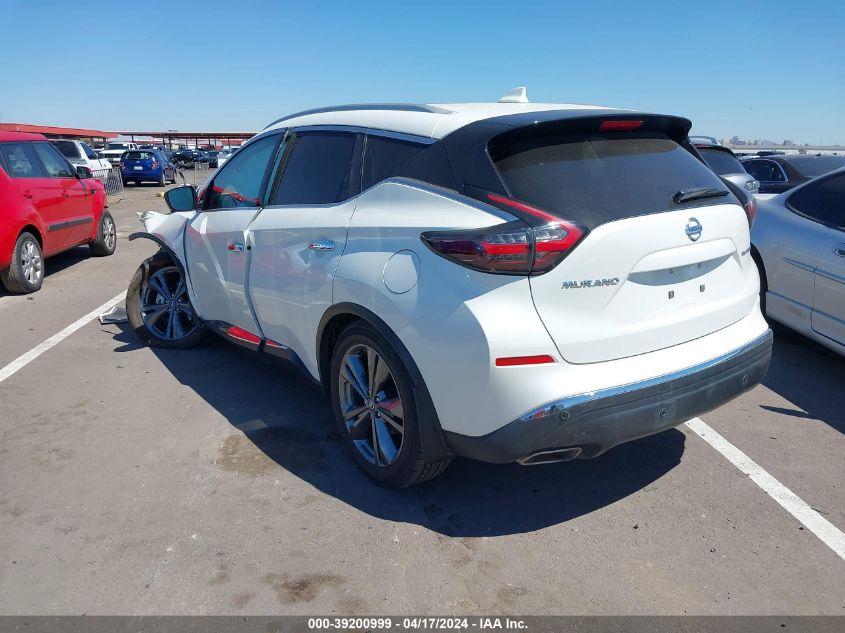 2019 Nissan Murano Platinum VIN: 5N1AZ2MJ5KN158960 Lot: 39200999