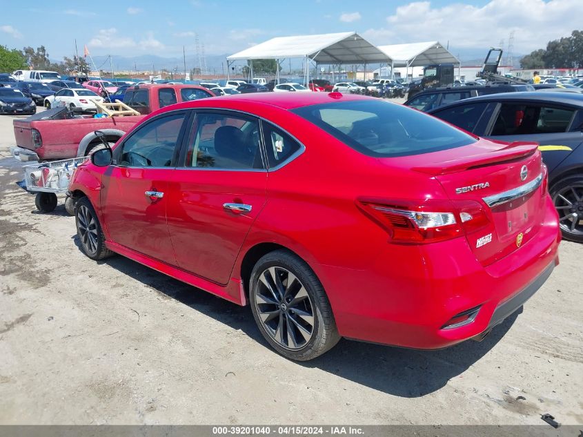 2018 Nissan Sentra Sr VIN: 3N1AB7AP1JY222401 Lot: 39201040