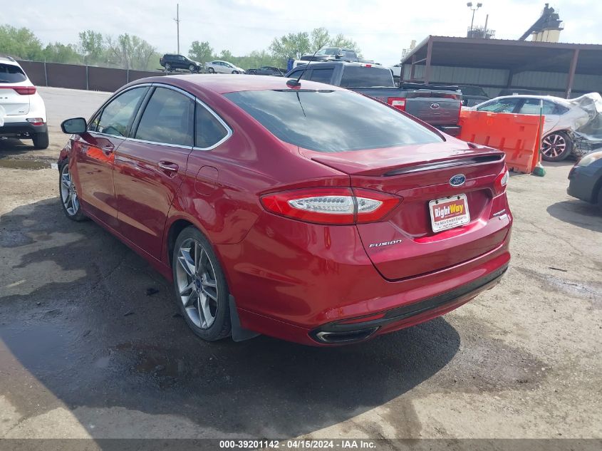 2015 Ford Fusion Titanium VIN: 3FA6P0K90FR224577 Lot: 39201142