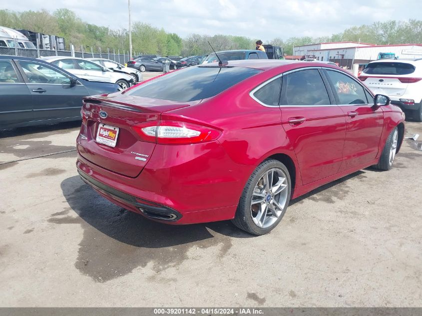 2015 Ford Fusion Titanium VIN: 3FA6P0K90FR224577 Lot: 39201142