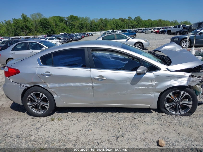 2014 KIA FORTE EX - KNAFX4A84E5103222