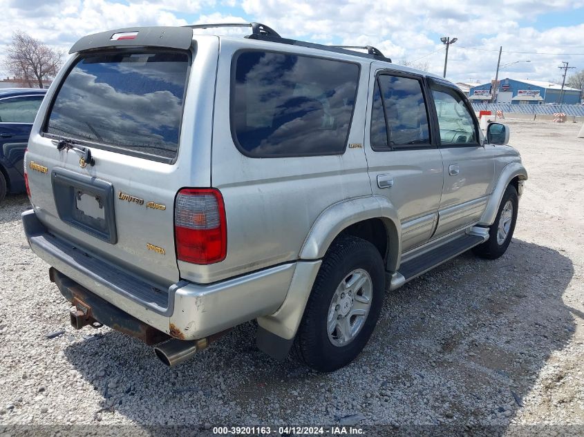 2000 Toyota 4Runner Limited V6 VIN: JT3HN87R0Y9037357 Lot: 39201163