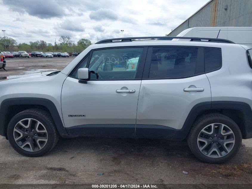 2018 Jeep Renegade Latitude 4X4 VIN: ZACCJBBB2JPH91776 Lot: 39201205