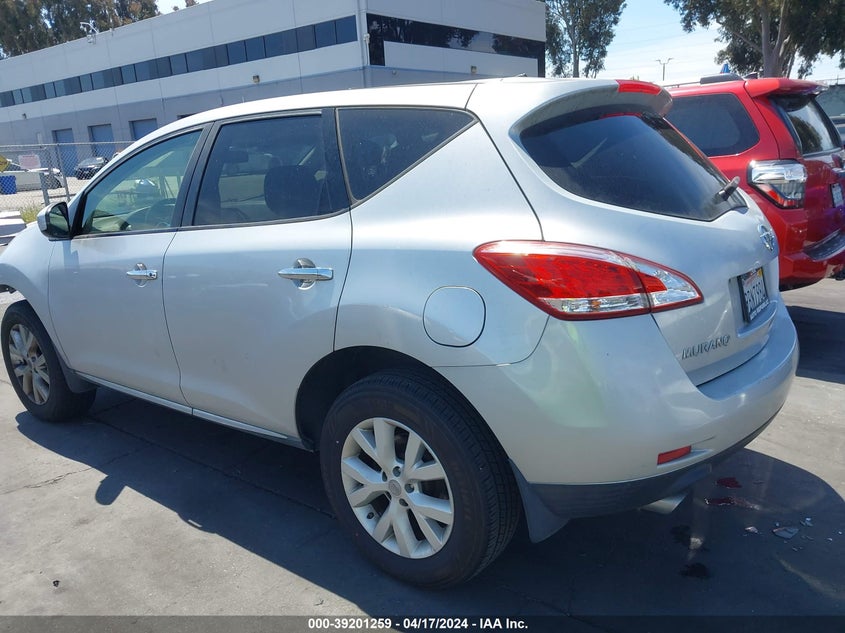 2013 NISSAN MURANO S/SL/LE - JN8AZ1MU1DW213253