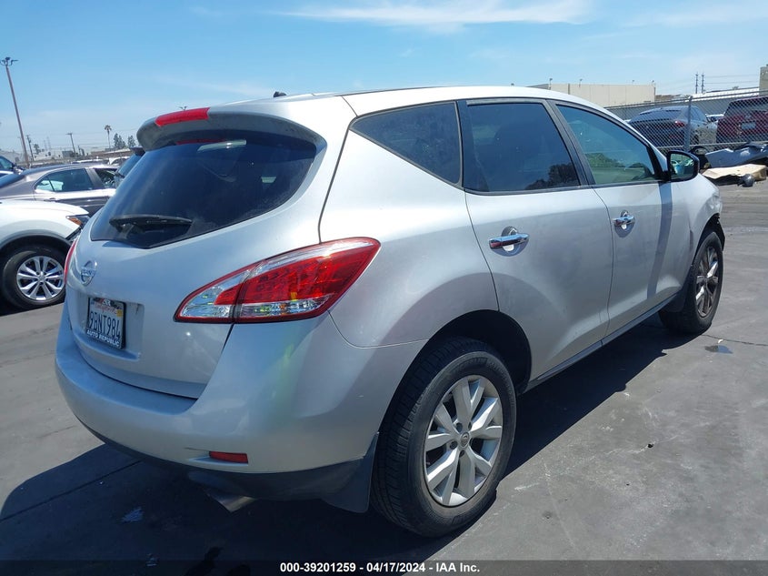 2013 NISSAN MURANO S/SL/LE - JN8AZ1MU1DW213253