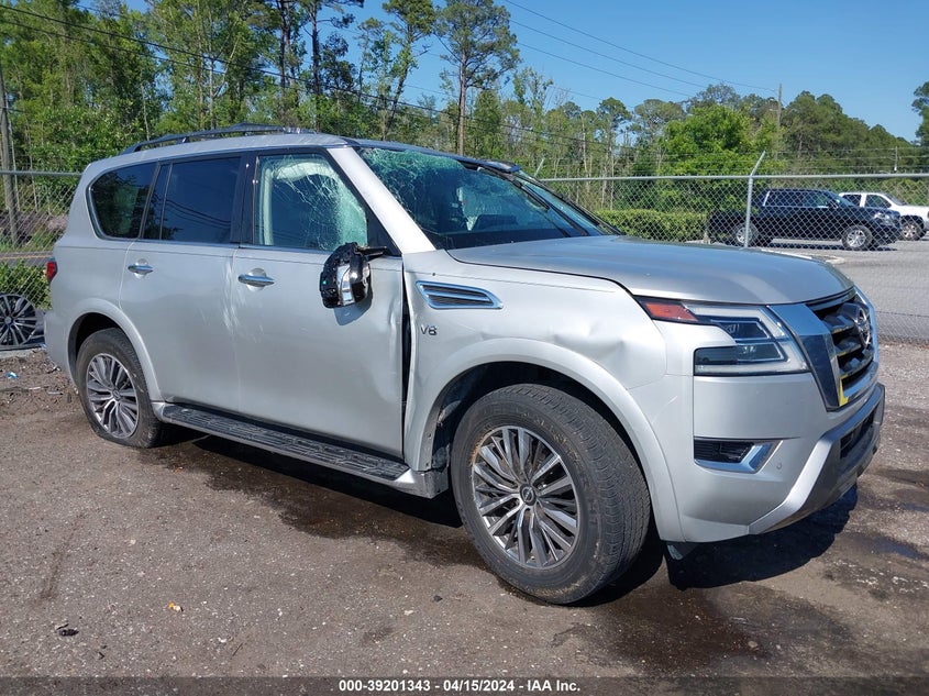 2022 Nissan Armada Sl 2Wd VIN: JN8AY2BA9N9390280 Lot: 39201343