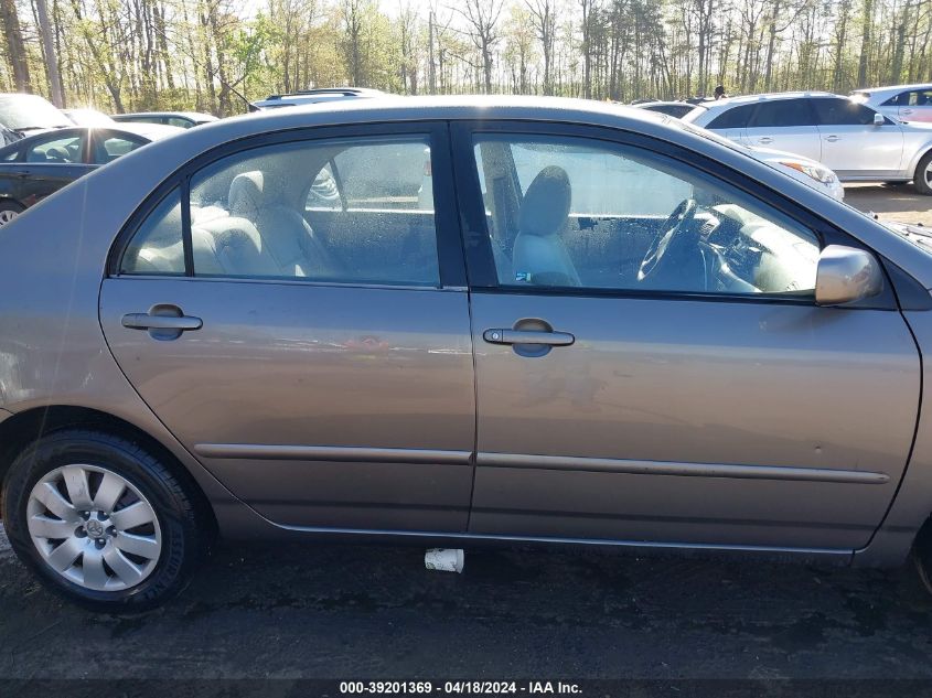 2004 Toyota Corolla Le VIN: 2T1BR32E24C307335 Lot: 39201369