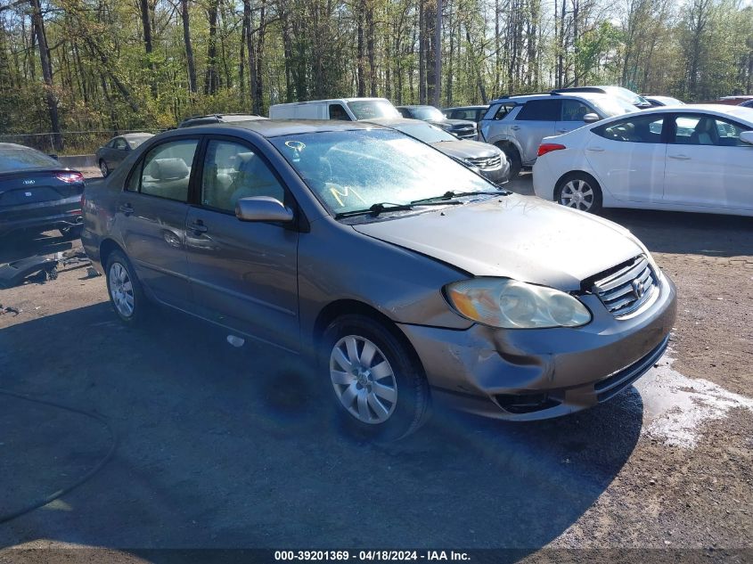 2004 Toyota Corolla Le VIN: 2T1BR32E24C307335 Lot: 39201369