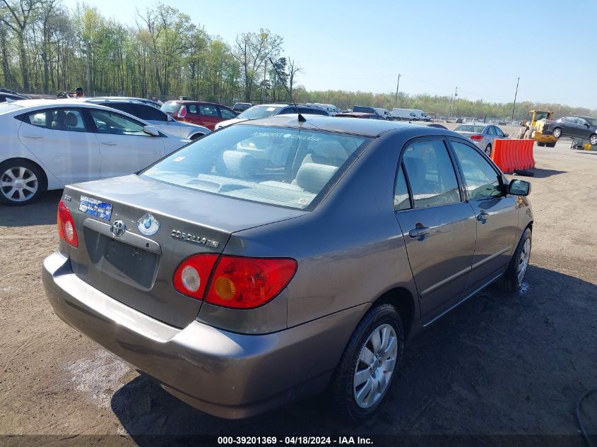 2004 Toyota Corolla Le VIN: 2T1BR32E24C307335 Lot: 39201369