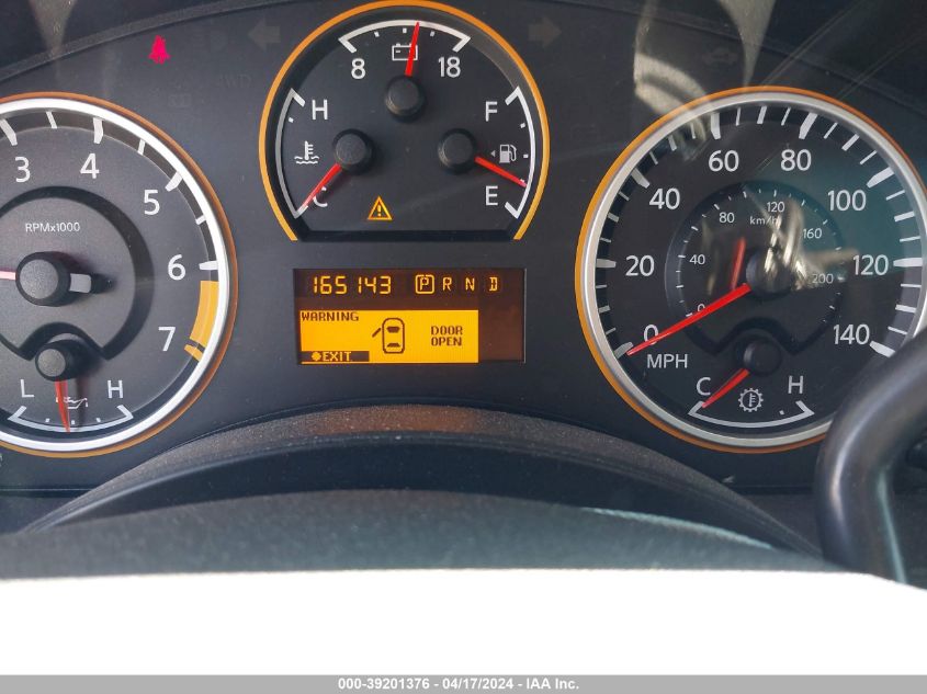 2010 Nissan Titan Se VIN: 1N6AA0CHXAN316767 Lot: 39201376