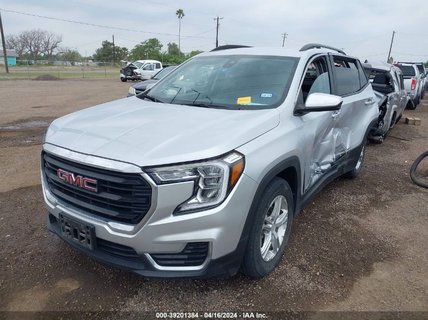 2022 GMC Terrain Fwd Sle VIN: 3GKALMEV8NL104497 Lot: 39201384