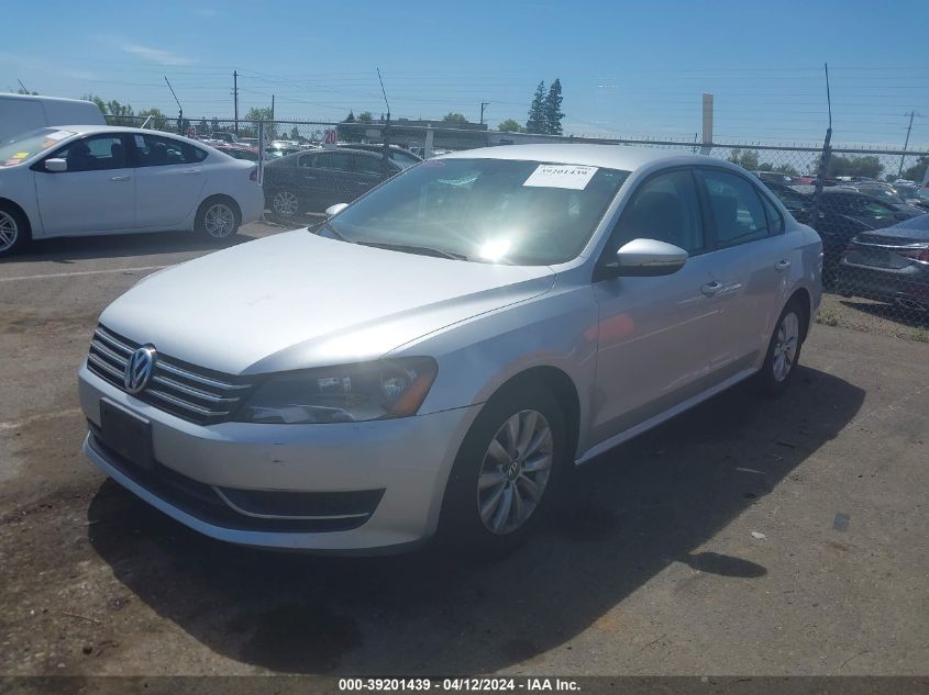 2012 Volkswagen Passat 2.5L S VIN: 1VWAP7A38CC060674 Lot: 39201439