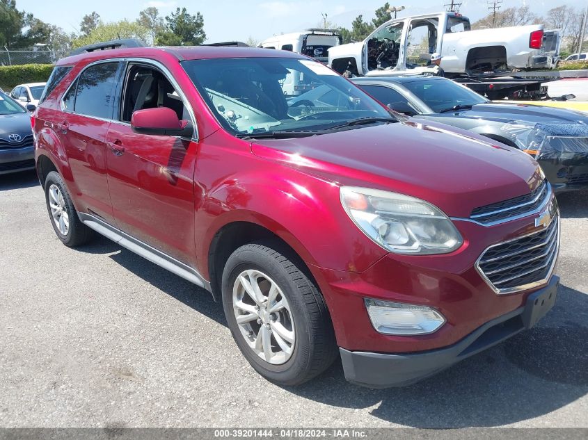 2016 Chevrolet Equinox Lt VIN: 2GNALCEK3G1168082 Lot: 39201444