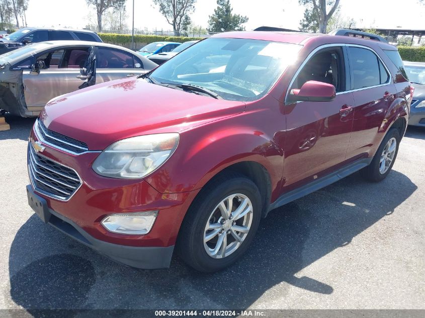 2016 Chevrolet Equinox Lt VIN: 2GNALCEK3G1168082 Lot: 39201444