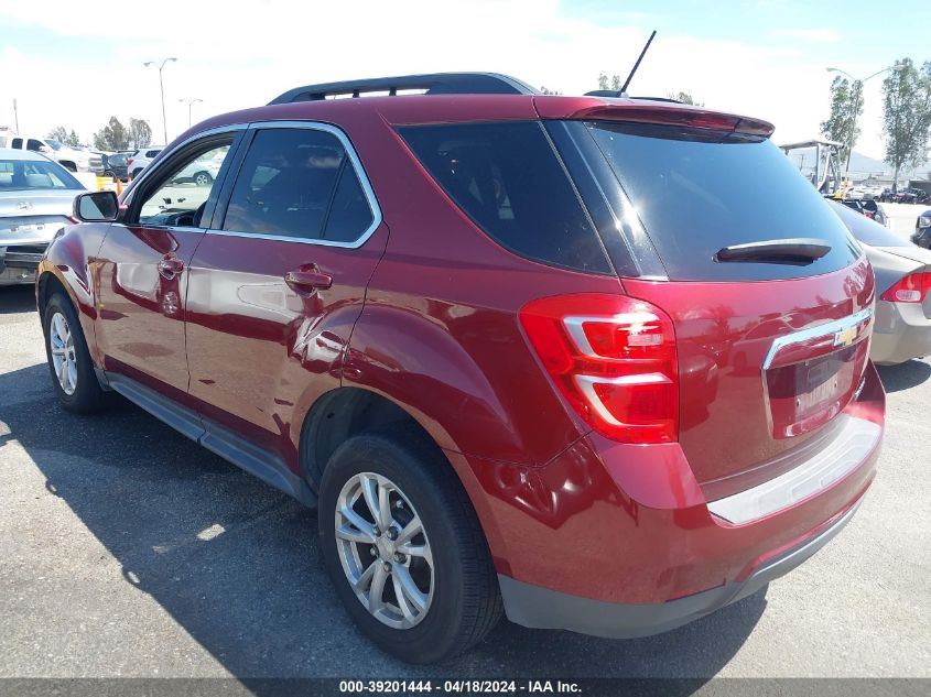 2016 Chevrolet Equinox Lt VIN: 2GNALCEK3G1168082 Lot: 39201444