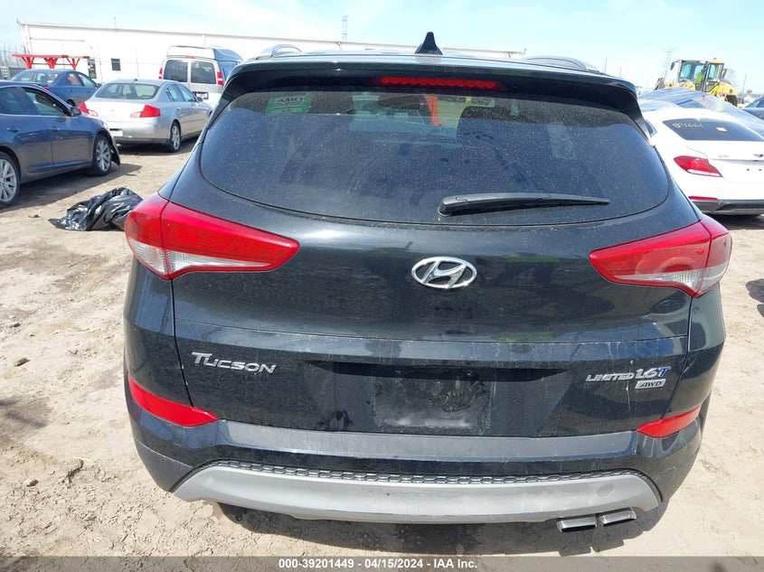 2017 HYUNDAI TUCSON LIMITED - KM8J3CA29HU274276