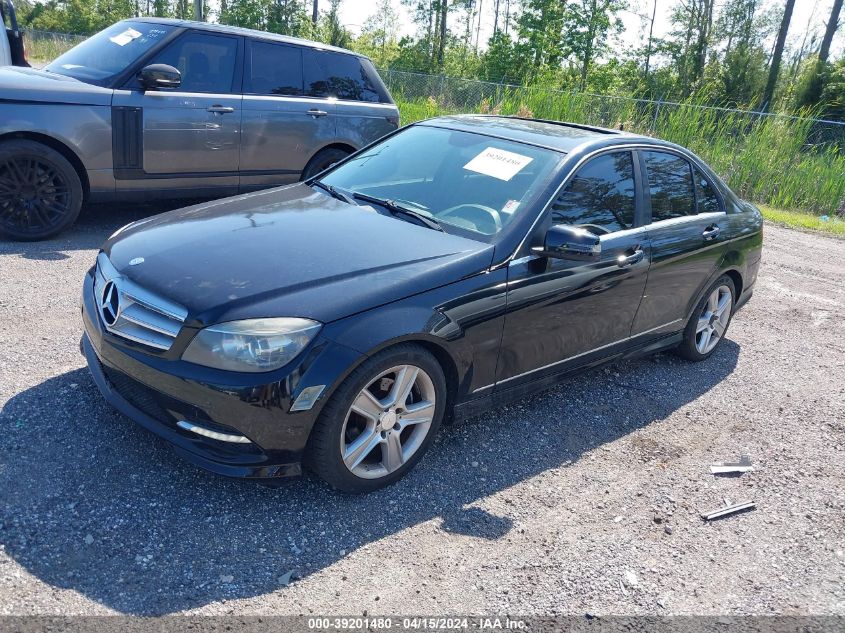 WDDGF5EB1BA521171 | 2011 MERCEDES-BENZ C 300