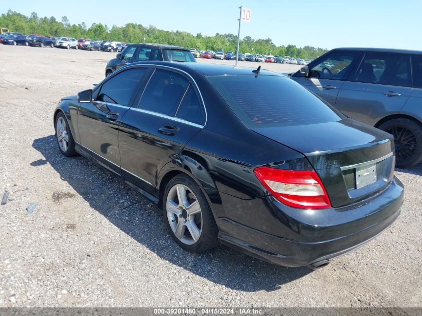 WDDGF5EB1BA521171 | 2011 MERCEDES-BENZ C 300