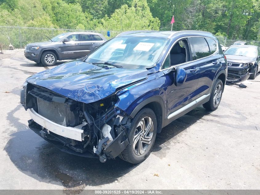 2022 Hyundai Santa Fe Sel VIN: 5NMS24AJ9NH455910 Lot: 39201525