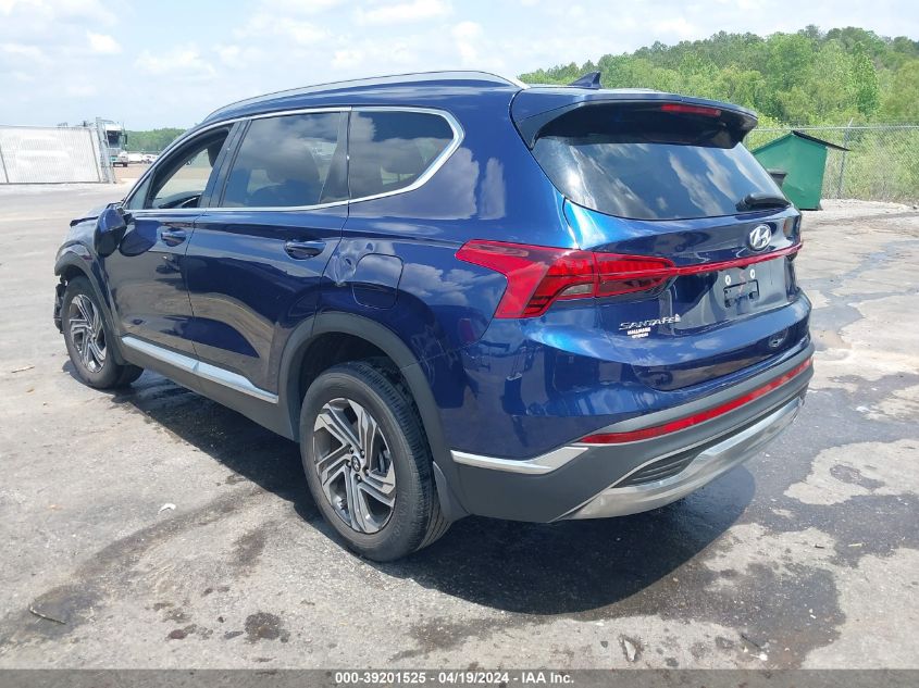 2022 Hyundai Santa Fe Sel VIN: 5NMS24AJ9NH455910 Lot: 39201525